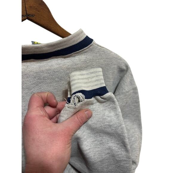 Vintage sweatshirt San Diego California VTG crewneck pullover gray sz M - Picture 6 of 7